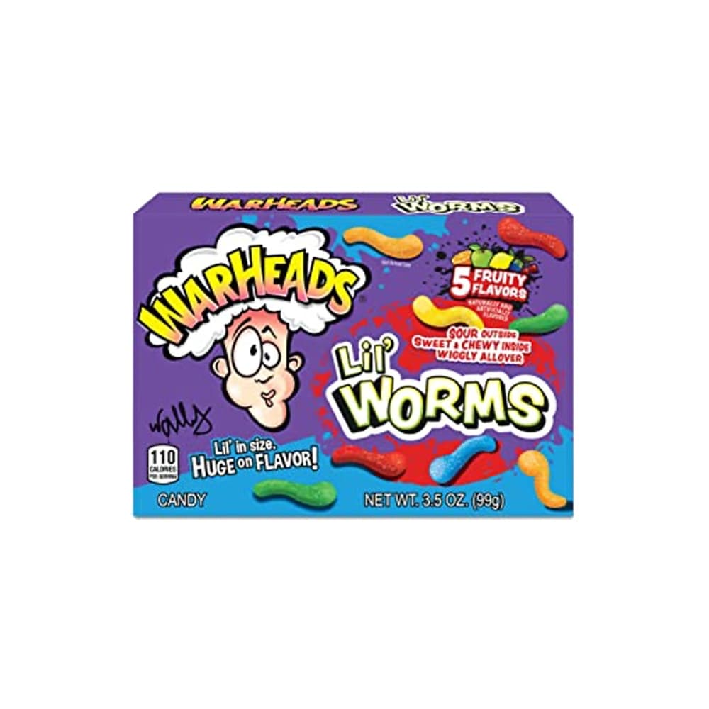 Warheads - Lil' Worms Theater Box 99g