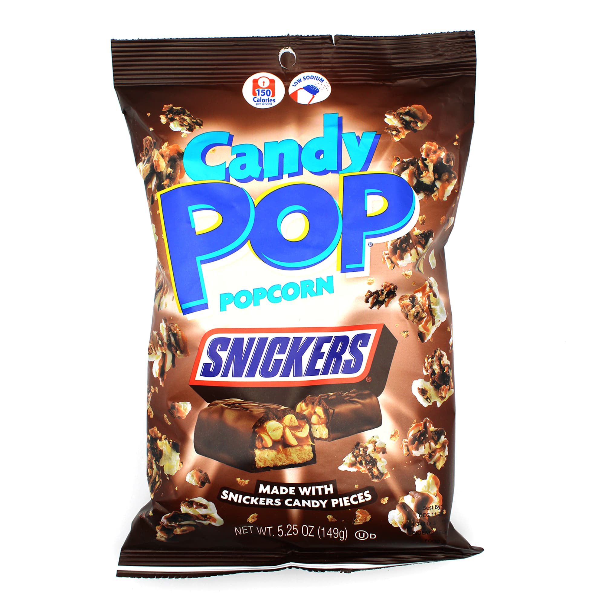 Candy Pop Snickers Popcorn 149 g – Schoko-Erdnuss Snack