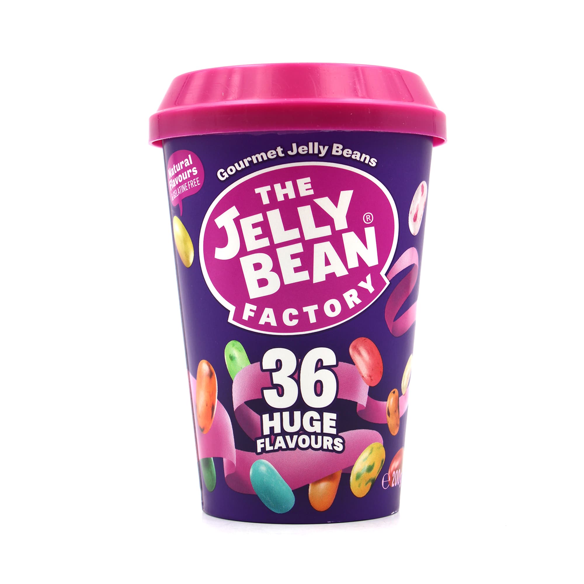 The Jelly Bean Factory – 36 Sorten Gourmet Jelly Beans Cup, 200g