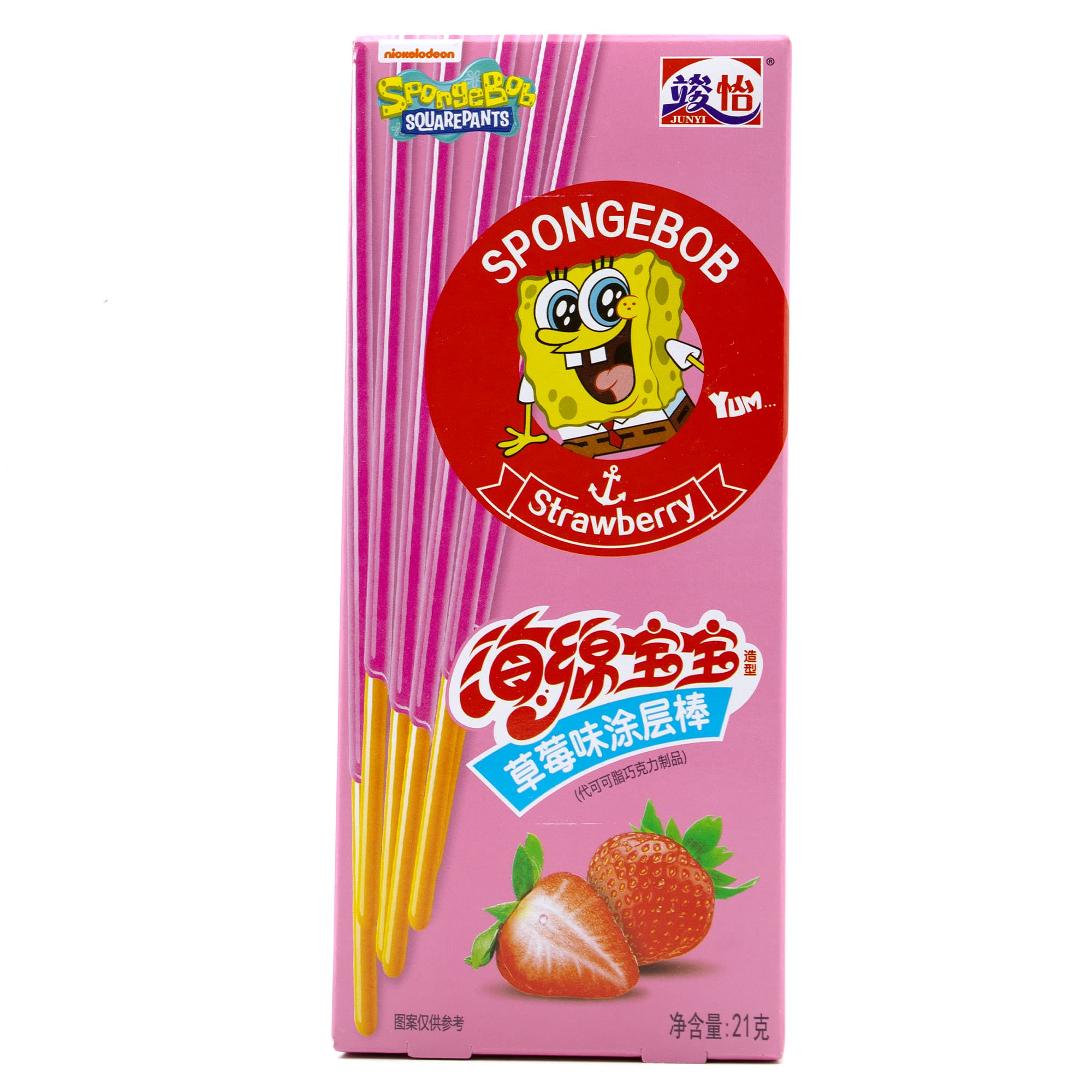 Jin Yi SpongeBob Kekse Erdbeergeschmack 21g China