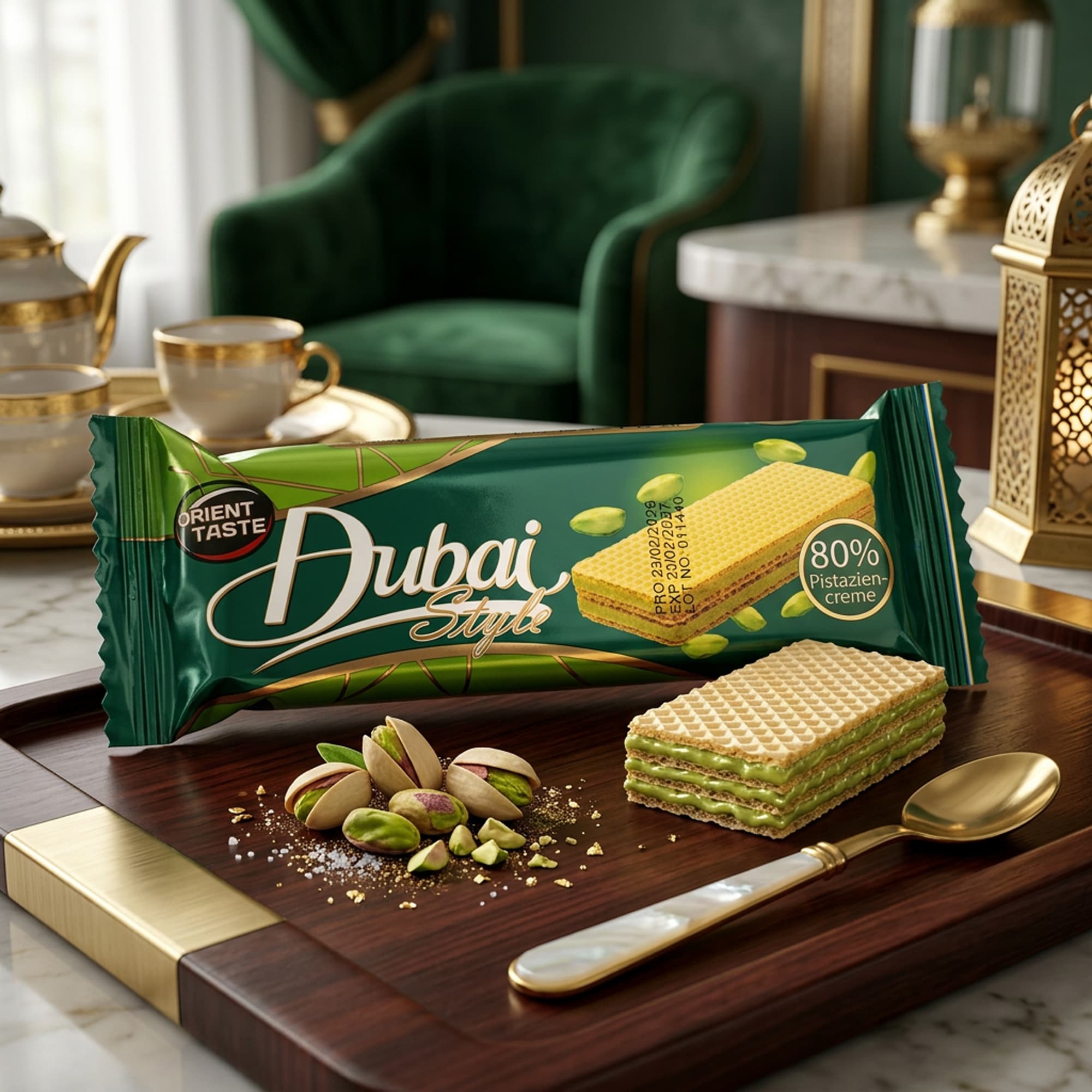 Orient Taste Dubai Style Pistazien-Waffel 28 g