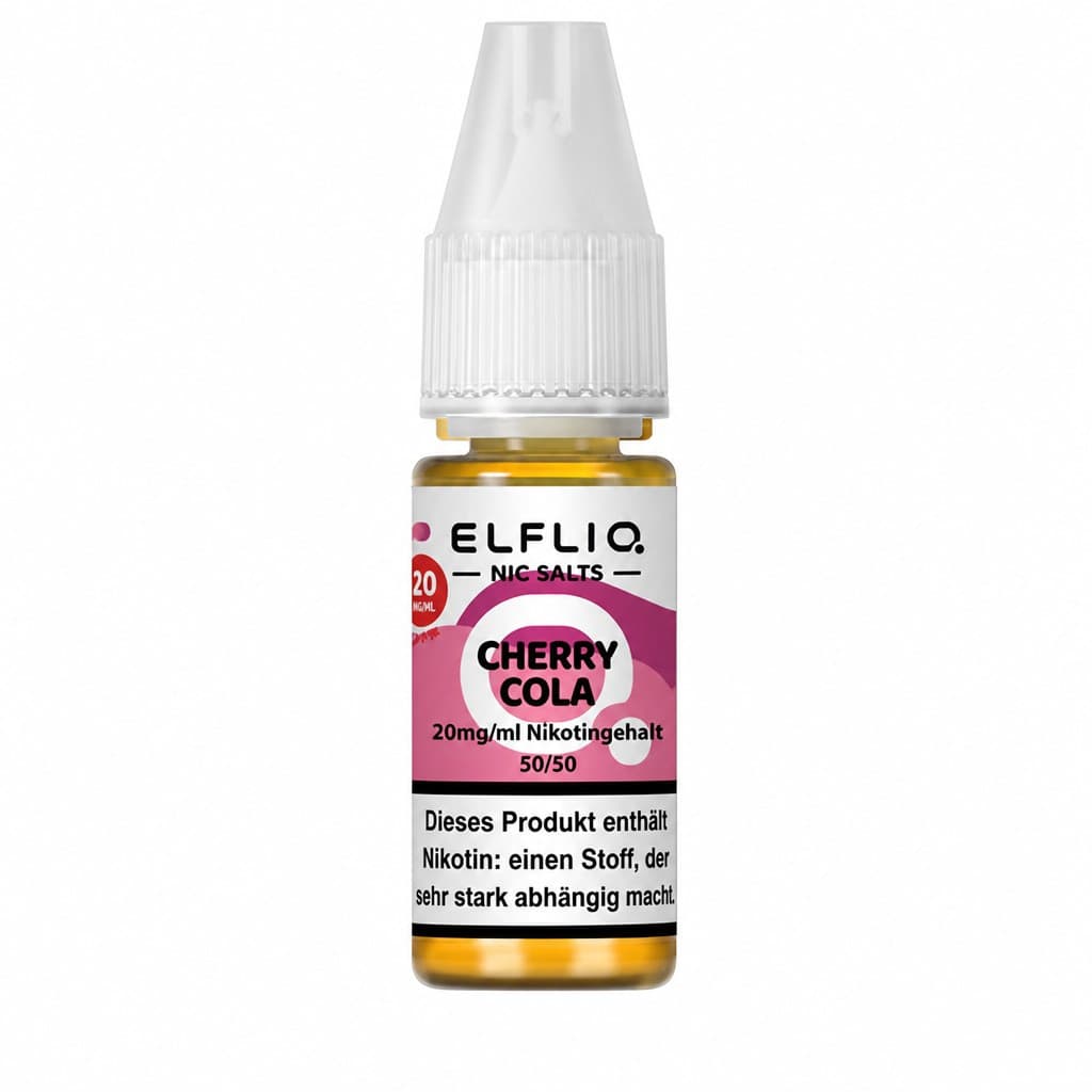 ELFBAR ELFLIQ Cherry Cola Nikotinsalz Liquid 10 ml 20mg Nikotinmenge