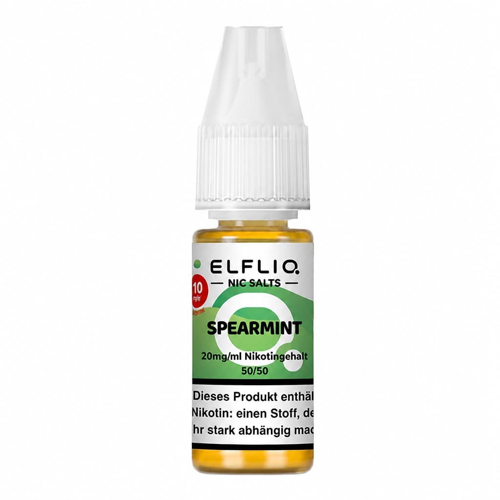 ELFBAR ELFLIQ Spearmint Nikotinsalz Liquid 10 ml 10mg Nikotinmenge