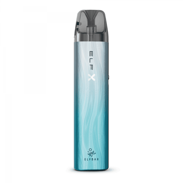 Elfbar ELFX Refillable Kit silver-blue Farbe