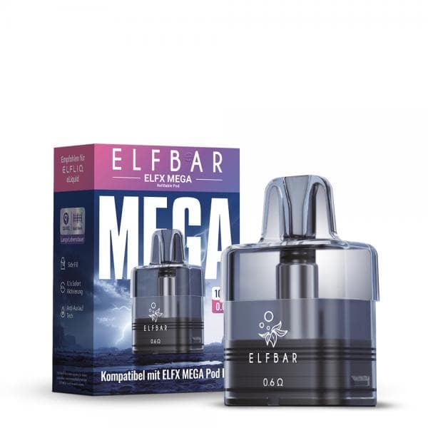 Elfbar ELFX Mega Pod Tank Verdampfer 10 ml 0.6 Ohm