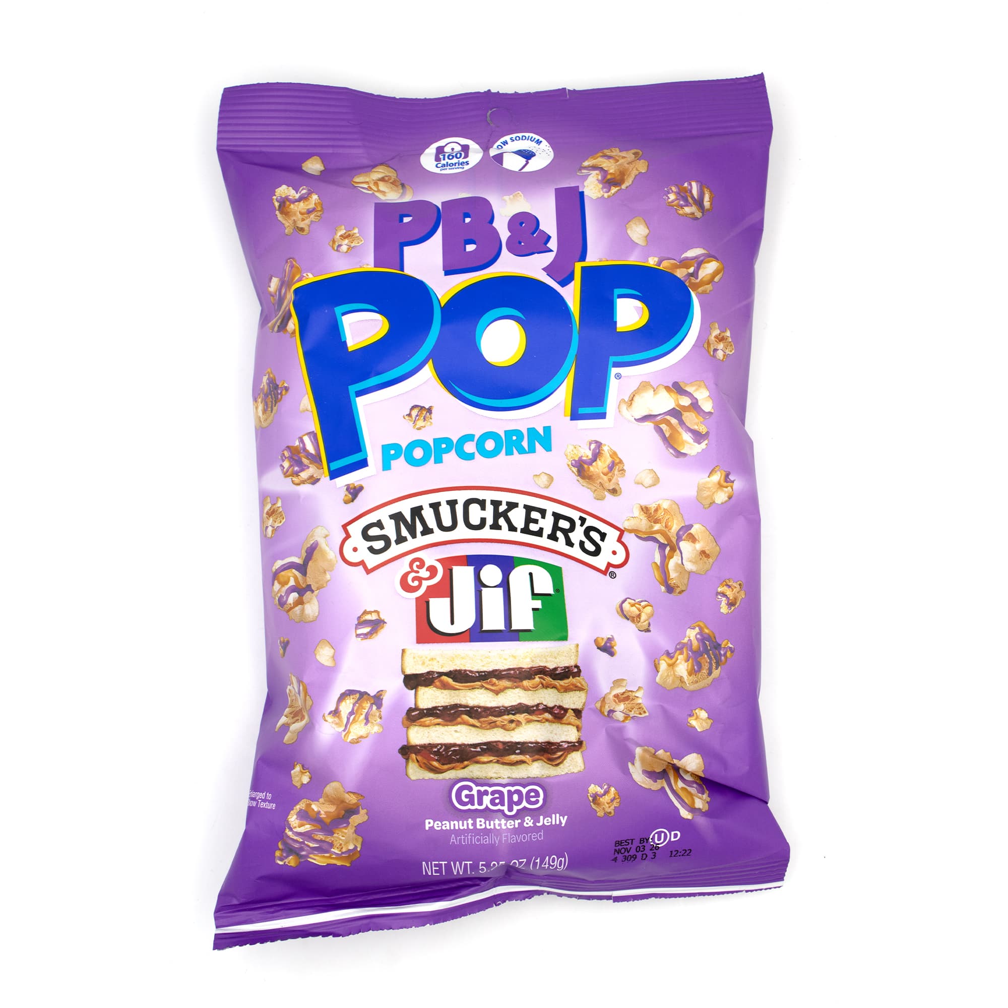 PB&J Pop Popcorn Grape 149 g – Smucker’s & Jif Snack